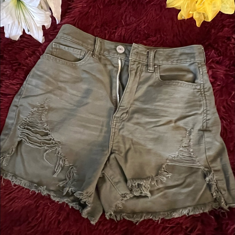 High waisted shorts